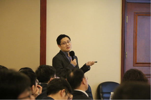 顧磊(平安銀行醫(yī)療健康文化旅游金融事業(yè)部健康產(chǎn)業(yè)開發(fā)部總經(jīng)理)主題發(fā)言